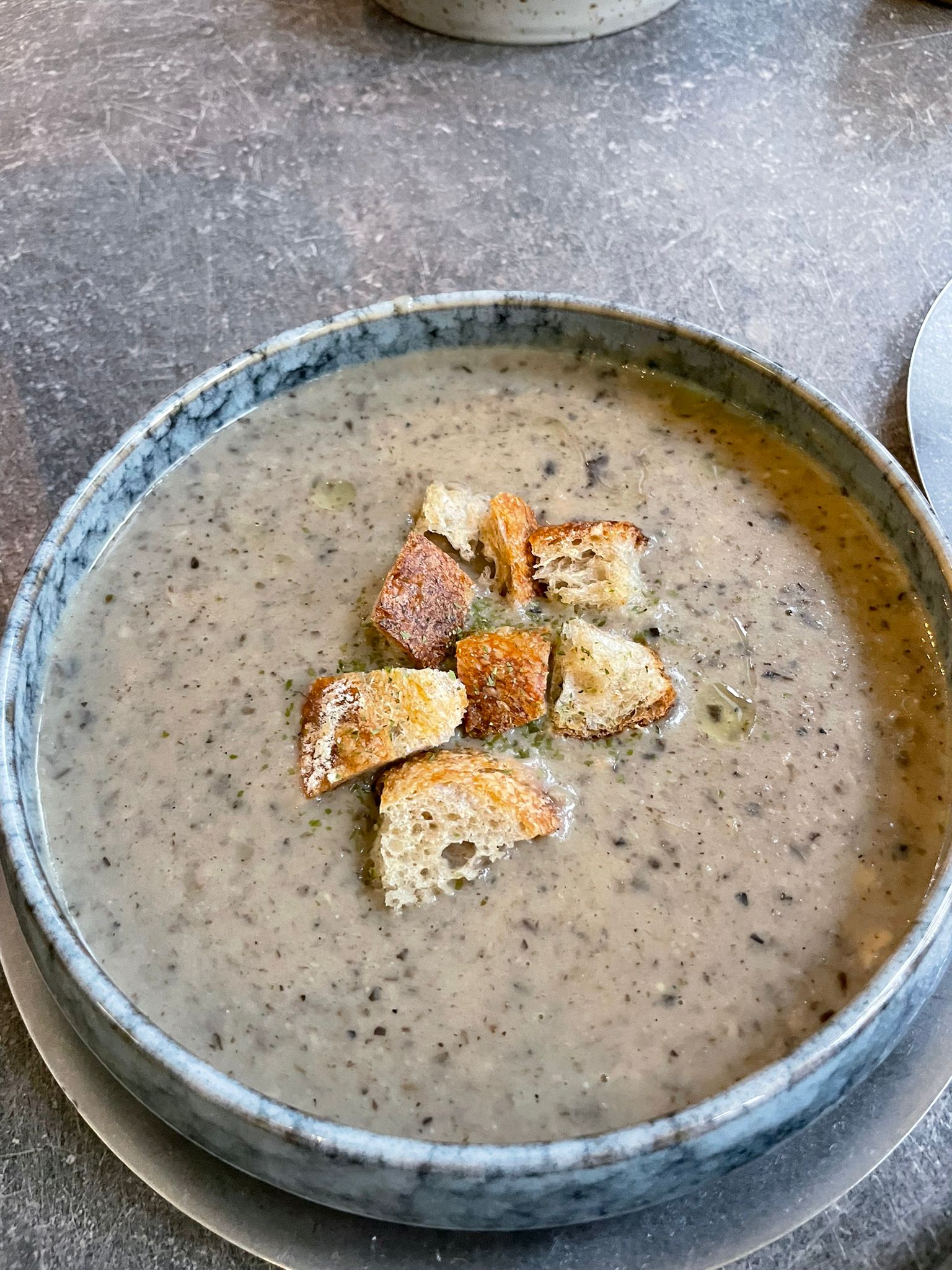 DOUBLE-BOILED WILD MUSHROOM SOUP